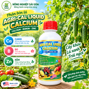 Phân bón AGRI-CAL LIQUID CALCIUM bổ sung Canxi Bo Kẽm cho cây trồng